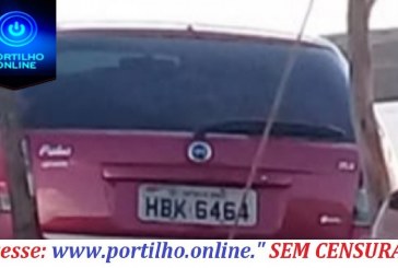 ROUBARAM MEU PÁLIO VERMELHO PLACAS: HBK – 6464 em Patrocínio MG.