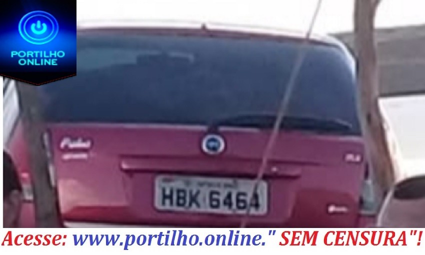 ROUBARAM MEU PÁLIO VERMELHO PLACAS: HBK – 6464 em Patrocínio MG.