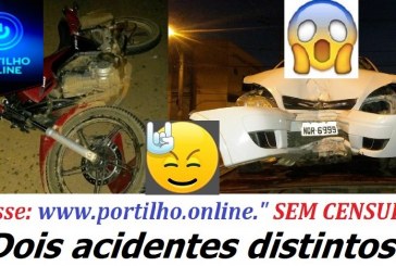 👉🤫😱🤔🤨🚔🚓 Acidentes!!!! Trombada e carro passam por cima de uma moto na MG 230-Proximo ao Messias.