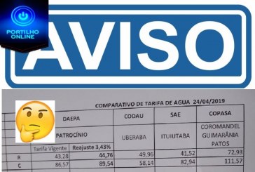 👉🤨😠💵💸💶💰🤔🤫🤑 DAEPA INFORMA AS TAXAS DE ESGOTOS COBRADAS NAS CIDADES VIZINHAS. CONFIRA!