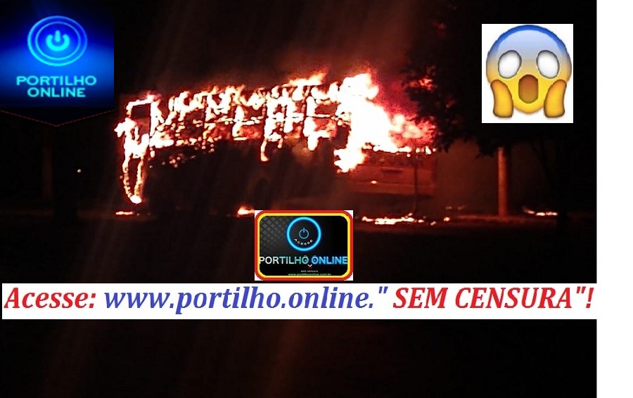 👉🚔🚨🤔😱🔥 “RESCALDO DA FENACAFÉ”! Ônibus incendiado!