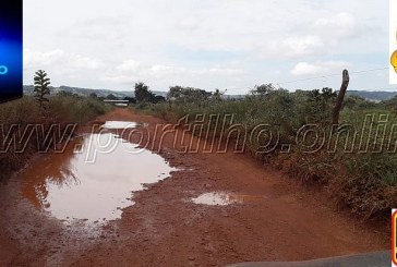 👉😮🤨😡🚜🚜 Oi Portilho, eu estou enviando essas fotos de uma estrada no Tejuco.