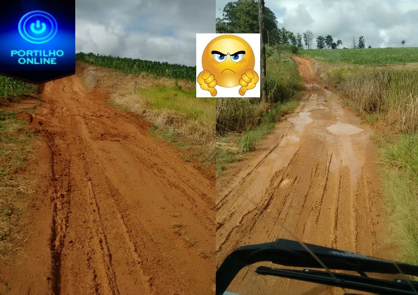 A  EQUIPE DA SECRETARIA DE OBRAS ARRUMA AS ESTRADA E VEM A CHUVA E DESFAZ TUDO NOVAMENTE.