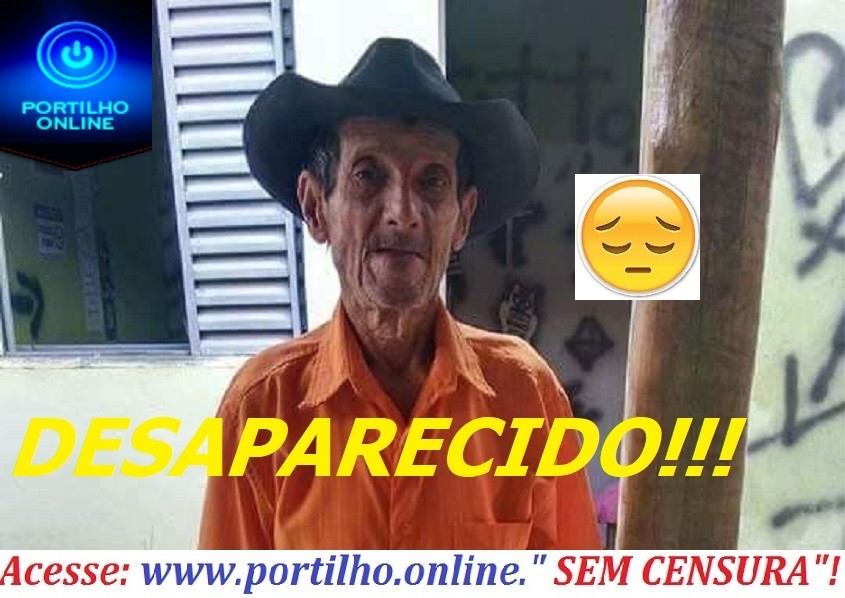 Se você puder me ajudar colocar a notícia no site.👉🤔😱😪😧 IDOSO DESAPARECIDO!!! José Coelho Neto (85 anos ).