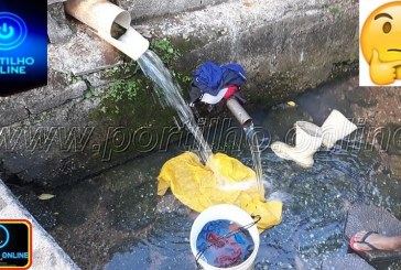👉😱🤔🙄😠 LAVANDEIRA “PÚBLICA”. Mina d’agua no bairro Santa Terezinha gera polemica.