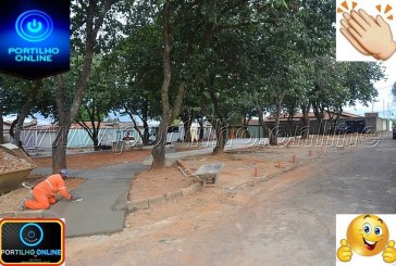 👉👍👏👊👌🙌🤗 DEPOIS DE “ 40 ANOS” Praça situada na Rua Amílcar C. Costa Romão, bairro São Cristóvão esta sendo toda reformada.