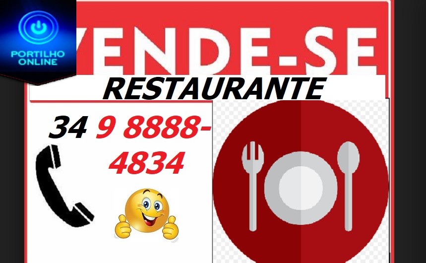 VENDE-SE RESTAURANTE BEM MONTADO, EQUIPADO EM PLENO FUNCIONAMENTO…LIGUE…