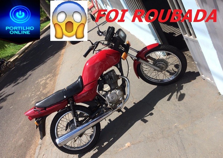 👉🚨🚔🚓🤔😠🙄 MOTO ROUBADA!!! PLACA GSQ – 9982 DE COR VERMELHA.