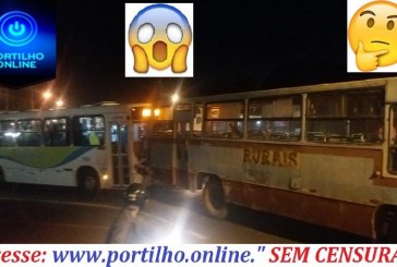 👉🤨🚔🚨🚓😠😱👎 Batida entre dois ônibus no trevo que do acesso ao bairro Serrão. Rotatória da MG 230.