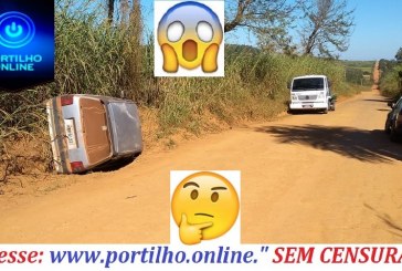 👉🤔🤫🤔🙄🚔🚓🚨 😴QUE CAPOTADA! Carro é encontrado na estada vicinal “tirando um cochilo´z´z´z´z”.