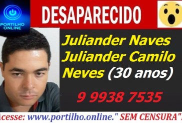 👉🚨🚔🤔😱😥😧 JOVEM DESAPARECIDO!!! Juliander Camilo Neves(30 anos).