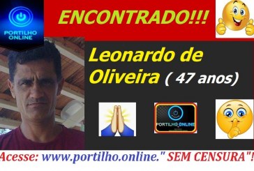 👉👏👍👌🚓🚔🚨  ENCONTRADO!!! Leonardo de Oliveira ( 47 anos)