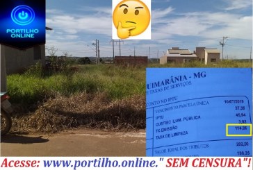 👉😱👍👏👌👊🤔 Na cidade de Guimarânia se cobra taxa de limpeza! Porque em Patrocínio não se cobra???