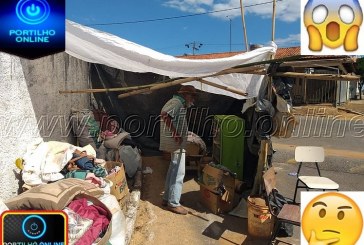 👉😥😠😱😓🤔🙄😪 Senhor de 79 anos mora encostado ao muro por não ter moradia. Cadê o prefeito Agnaldo Silva?