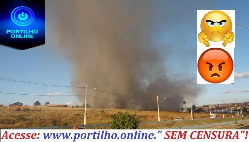 As queimadas  avança na avenida Dr. Walter, Jardim Sul Enéas e Ipiranga e polui tudo de fuligem e fumaça!