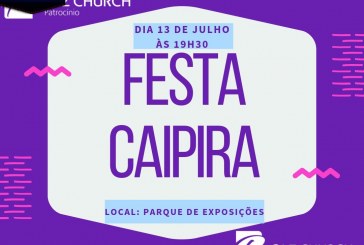 Paz church convida você para ‘festá’ neste sábado dia 12/07/2019 no Parque de exposições