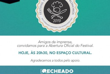 CONVITE PARA ABERTURA OFICIAL DO FESTIVAL