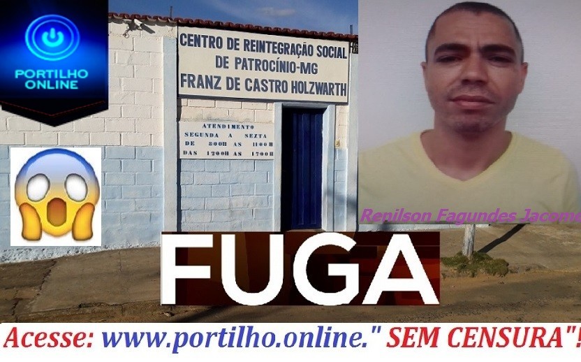 👉📲🚨🚔🤫🙄🤔 VOCÊ ESTA FUGITIVO DA APAC! Renilson Fagundes Jacome vazou na braquiária desde o dia 22/07/2019.