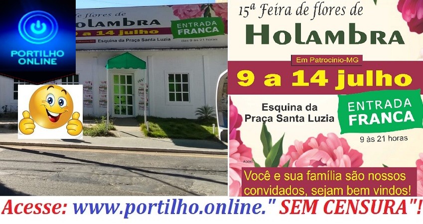  👉👍👏🌻🌺🌹🌼🍀💐🌸 LINDAS FLORES!!! 15ª Edição da Feira de Flores de Holambra abre dia 09/07 em Patrocínio