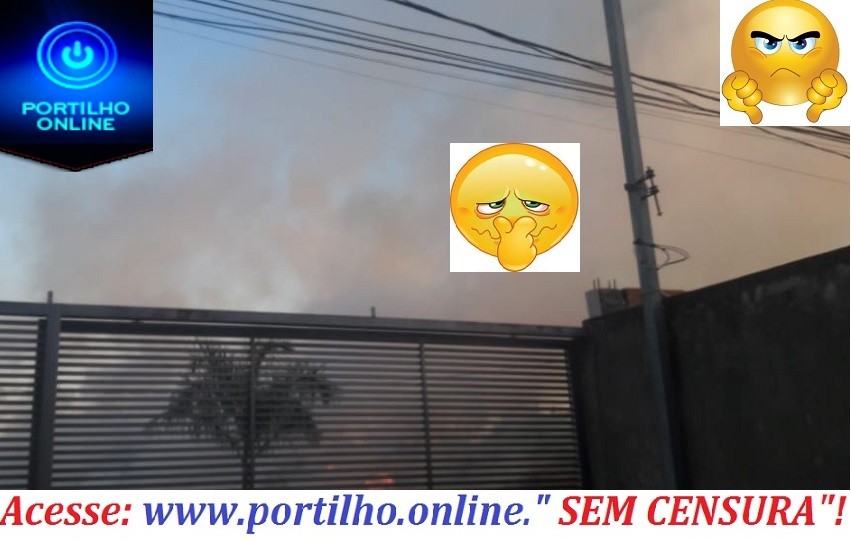 👉😡🤔🚨🚔🚒🔥🔥🔥🤧Atearam fogo neste  terreno cheios de mato e a população sofrem …