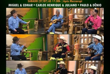 DUPLA PAULO & DÊNIO SE APRESENTAM NA TV-BRASIL (21/7) domingo, 9h da manhã.