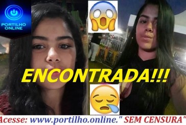 👉👍🤜🤛🙌👏 MISSÃO CUMPRIDA!!! ADOLESCENTE ENCONTRADA!!! Aparecida Camila Lima do Nascimento (14 anos ).