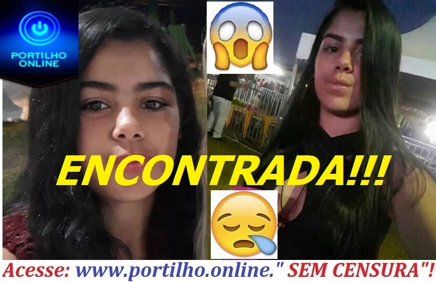 👉👍🤜🤛🙌👏 MISSÃO CUMPRIDA!!! ADOLESCENTE ENCONTRADA!!! Aparecida Camila Lima do Nascimento (14 anos ).