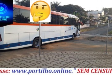 👉🚨😱🤭👎😡😠 ÔNIBUS CAi EM BURACO “Público” E FICA ENTALADO!