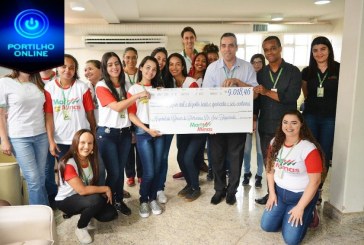 Primeira doação da Campanha TROCO SOLIDÁRIO do Mart Minas para o HC Patrocínio passa dos R$ 9 mil