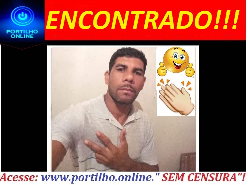 👉🤙👍👏👏FOI ENCONTRADO!!!dvaldo Siqueira Moreira (38 anos).