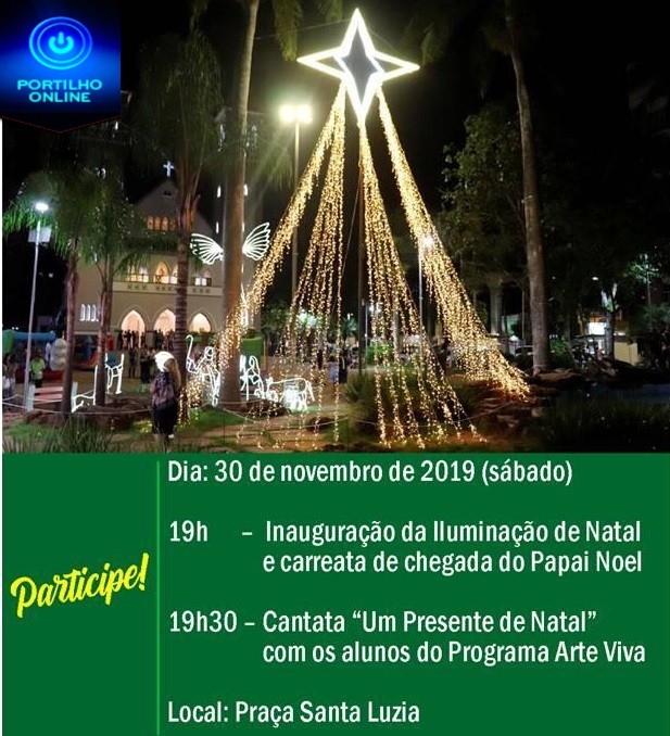 Convite Abertura Natal Encantado 2019