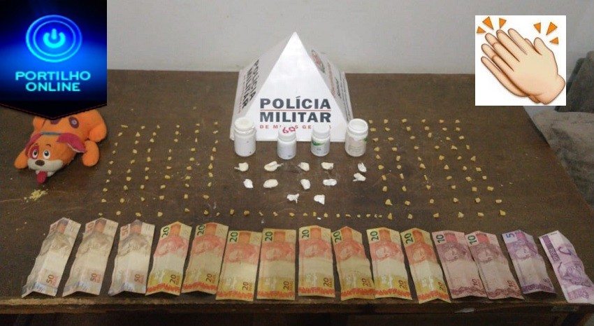 PATROCÍNIO – Polícia Militar apreende menor por tráfico de drogas