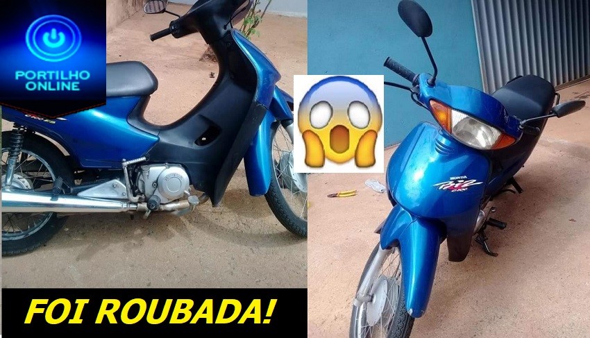 INSEGURANÇA PÚBLICA!!! HONDA BIZ ROUBADA!!! (placa-gzz1682)