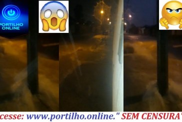 👉🙄😱🤔⚡🌩⛈🌧🌦☔CACHOEIRA “ VÉU DE NOIVA”! Portilho… Mais uma chuva na Rua Neuber Veloso no bairro Enéas… 
