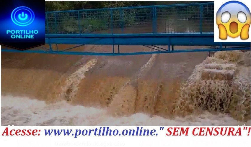 👉😱😮💦💧⛈🌨🌧🌦O CORREGO FEIO ESTA BUFANDO DE AGUA. SERÁ QUE VAI FALTAR AGUA AINDA.