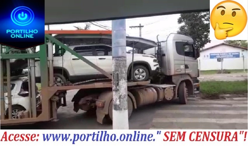 👉🙄😯😱🤔CARRETAS NA ROATÓRIA!!!Portilho boa tarde aqui na rotatória da Avenida Marciano Pires….