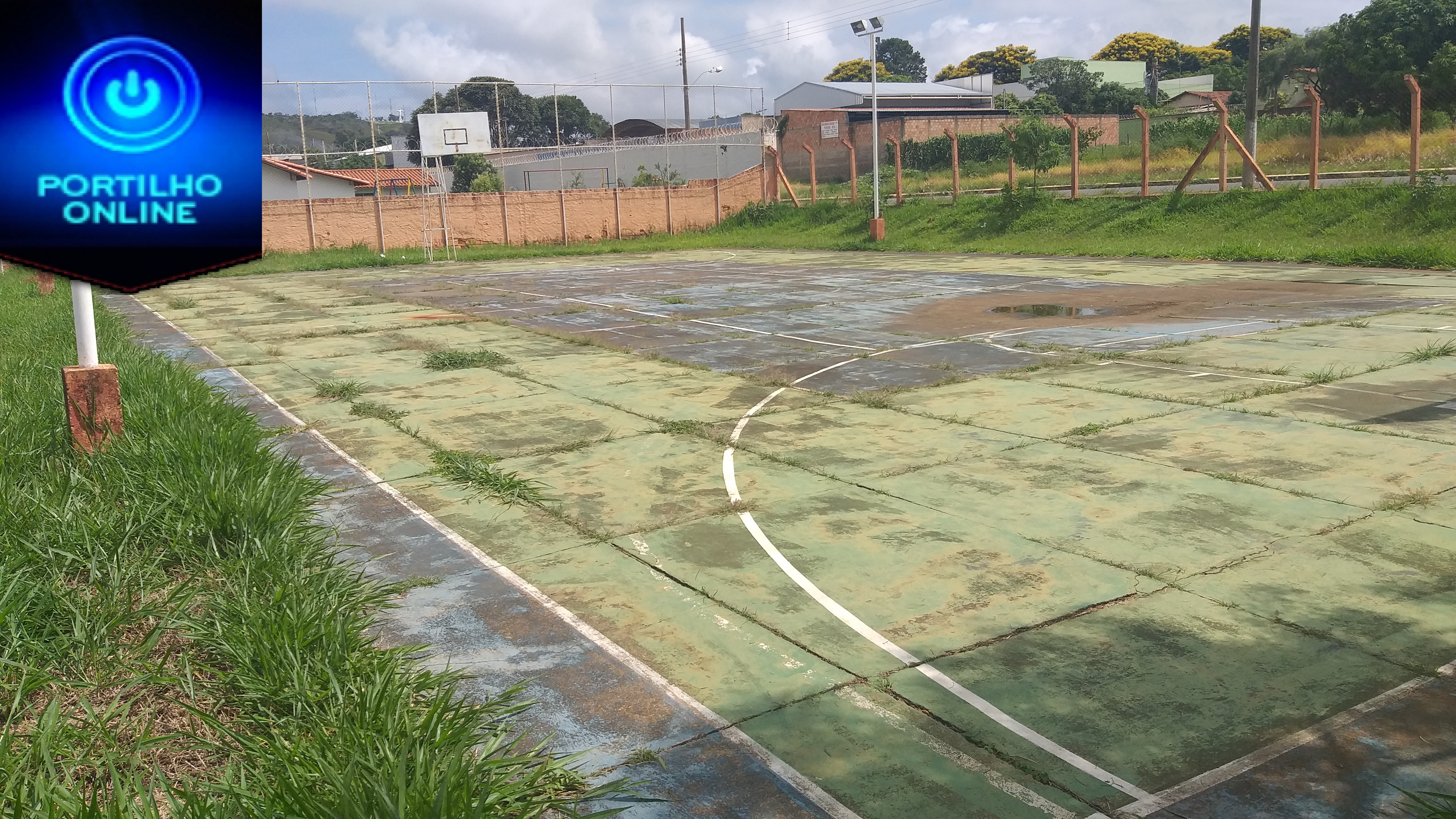 👉👁🤨🤔😱😠👎Boa tarde meu grande amigo Portilho… Segure…O líder…Praça de esportes esquecida “futebol clube e lazer”!