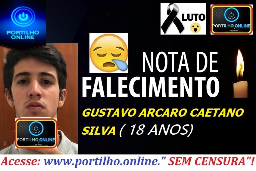 👉⚰😥VÉLORIO DO GUSTAVO 👉⚰😥⚰NOTA DE FALECIMENTO E CONVITE. FUNERÁRIA FREDERICO OZANAM INFORMA…