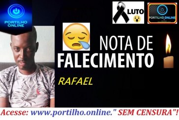 👉⚰😥RAFAEL MORREU DE INFARTO FULMINANTE!!! 👉⚰😥⚰NOTA DE FALECIMENTO E CONVITE. FUNERÁRIA FREDERICO OZANAM INFORMA…