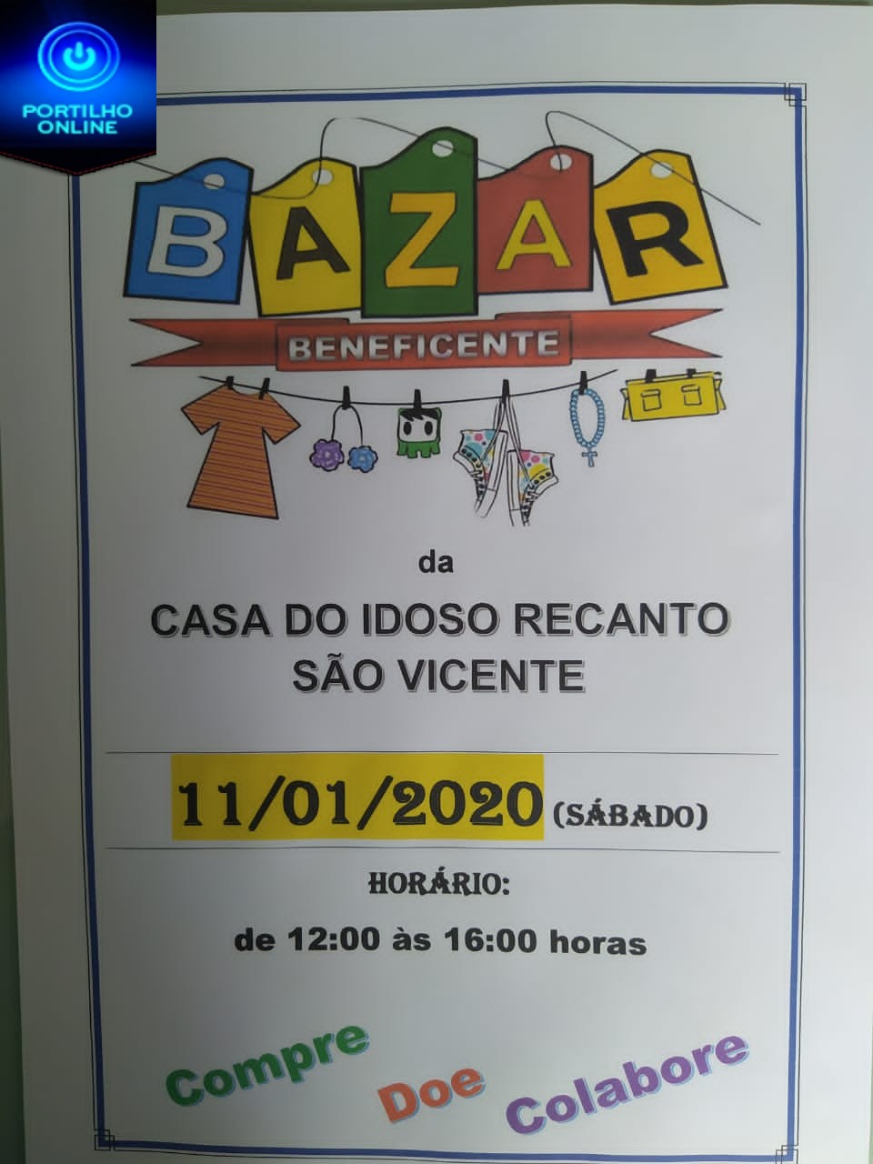 BAZAR BENEFICENTE!🙏🏿🙏🏿🙏🏿 Ajude o nossos velhinhos. Toda a renda destinada a Casa do Idoso🙏🏿🙏🏿🙏🏿🥰