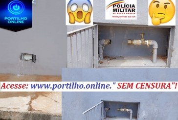 👉🚨😠🤫🚔🚓Bairro belvedere! A PM NÃO FOI!!! Portilho a polícia não vei não… Residências tiveram vários hidrômetros furtados.