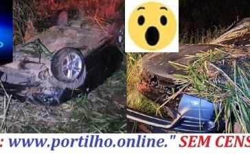 👉😱🤔😠😕👎🚨🚔 CAPOTAMENTO NA RODOVIA PATROCINIO/PERDIZES DEIXA MOTORISTA COM POSSIVEL FRATURAS NA COLUNA.