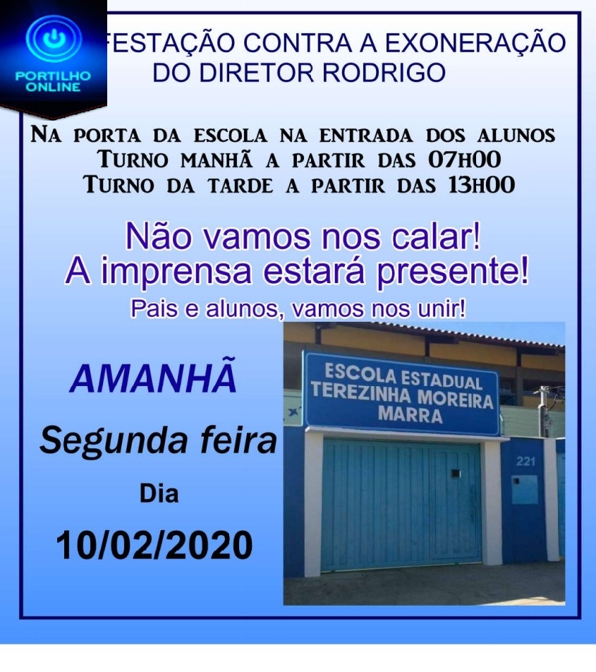 👉😱👏🤙🤟🙄👏MANIFESTAÇÃO!!! Nós mães de alunos da escola Terezinha Moreira Marra pedimos a sua ajuda.