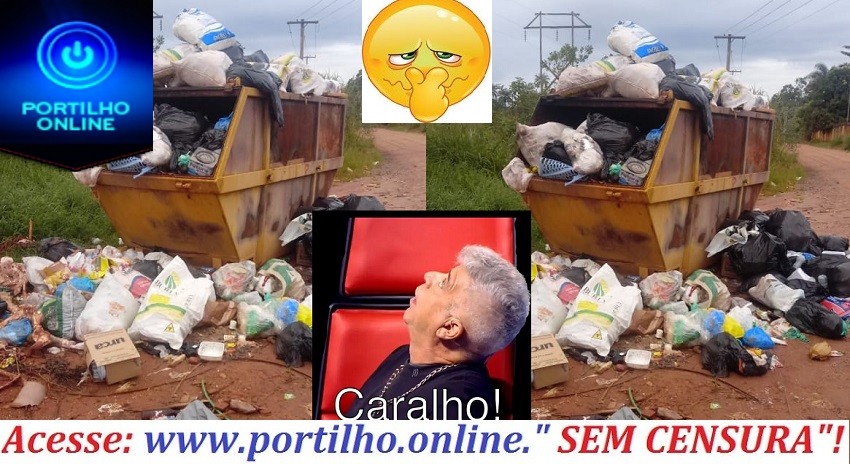 👉🤔😷😡😠🤢🤮OLHA A “RIMA” CAÇAMBÃO NO BICÃO ESTA LOTADÃO!