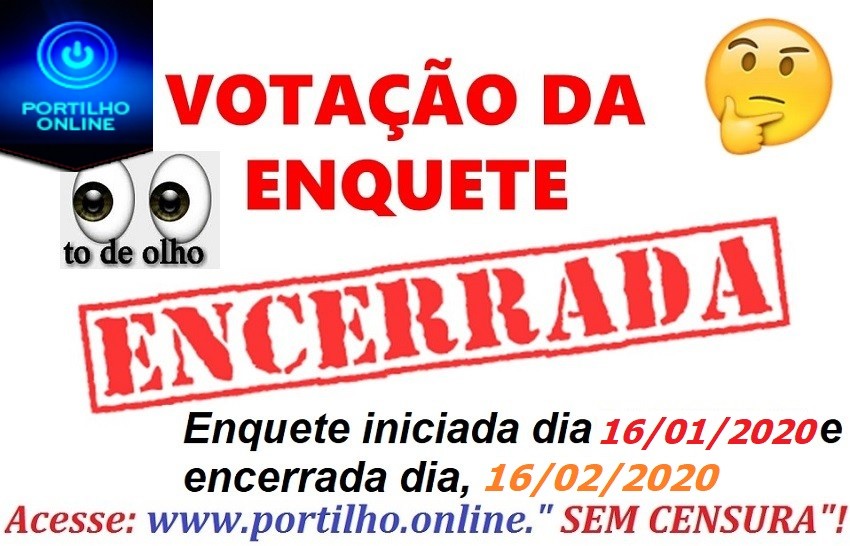 👉🙄👁✍😱😱😱🤫 PESQUISA ENCERRADA… (Em quem vocÊ votaria para prefeito de Patrocínio nas próximas eleições de 2020????).