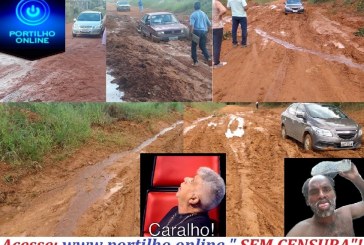 👉🚜👎😡🤔😠🌨☔🌧Portilho olha situação da estrada de Santo Antônio da Lagoa seca.