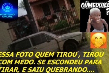 FOTO DO MEDO!👉😱🚨🚓🙄NOTICIAS DA “BRASÍLIA”!!! Portilho não quero que me identifique, por favor, mais essa Brasília já tá há anos nessa rua.