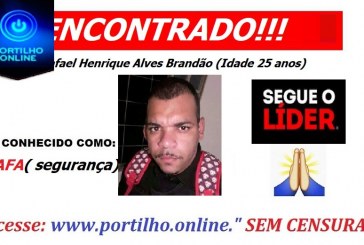 ENCONTRADO!!! Rafael Henrique Alves Brandão (Idade 25 anos)