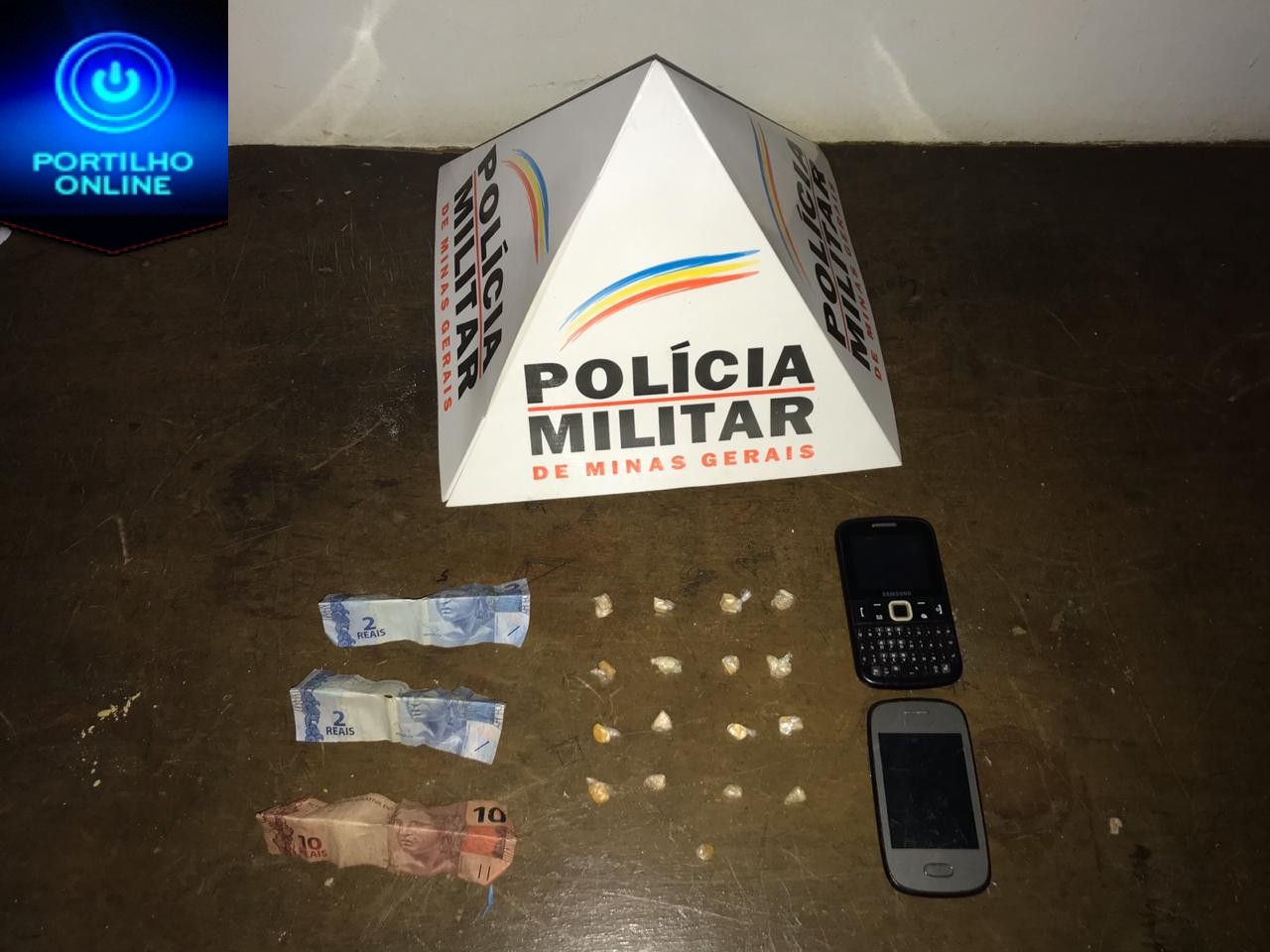 Polícia Militar prende pai e filha por tráfico de drogas
