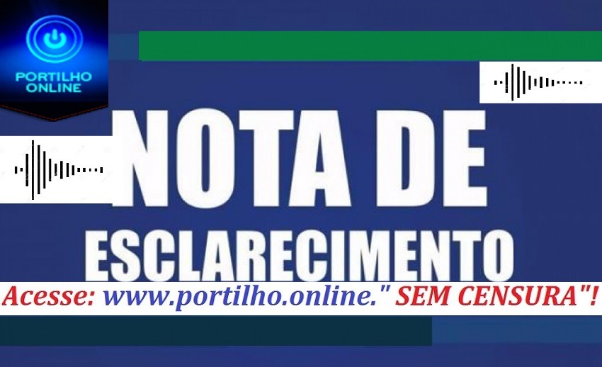 O site Portilho ONLINE vem a público esclarecer sobre a Clínica Vamos Sorrir de Patrocínio/MG.